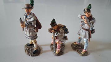 King & Country - Tinnen soldaat - AR058 Kneeling Militiaman, Nieuw