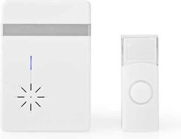 Nedis Draadloze Deurbelset - Batterij Gevoed - 3 V DC - 1x, Ophalen of Verzenden, Nieuw
