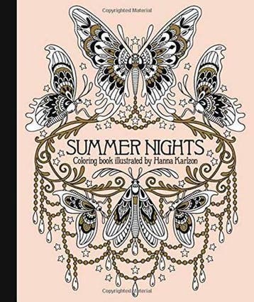 Summer Nights Coloring Book: Originally Published in Sweden, Verzenden, Nieuw