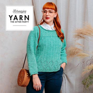 Breipatroon Damestrui Bookworm Sweater met kantmotief van, Ophalen of Verzenden, Nieuw