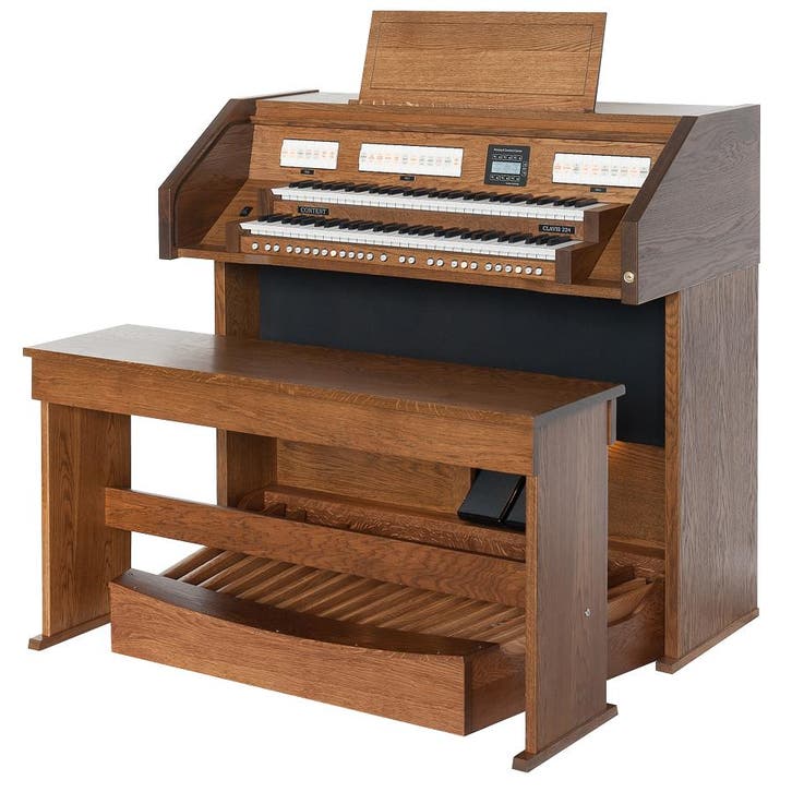 Content Clavis 224R donker eiken, Muziek en Instrumenten, Orgels