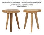 BUDUT KRUK TEAK CM Ø 38X45, Ophalen of Verzenden, Nieuw