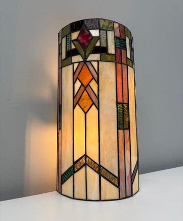 Lumi Lamp - Tiffany (Style) - Wandlamp - Glas-in-lood - Art, Nieuw