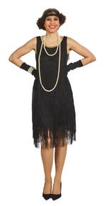 Charleston Jurk Zwart Lucille, Kleding | Dames, Ophalen of Verzenden, Nieuw