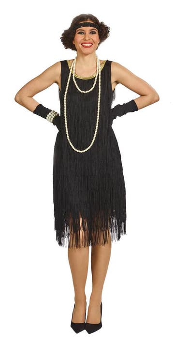Charleston Jurk Zwart Lucille, Kleding | Dames, Ophalen of Verzenden, Nieuw