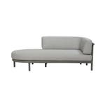 Apple Bee Maui chaise longue element links Taupe - Loungeset, Nieuw