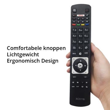 OK. Universele afstandsbediening RC5118 – Slimtron Hit-V1, Ophalen of Verzenden, Nieuw