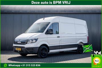 MAN TGE 2.0 TDI | L3H3 | 140PK | Trekhaak 3.0T | Camera |, Stof, Gebruikt, MAN, Wit
