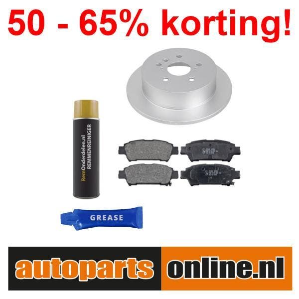 Remschijven + Remblokken Toyota Avensis Verso achterzijde, Auto-onderdelen, Besturing, Nieuw, Toyota, Verzenden