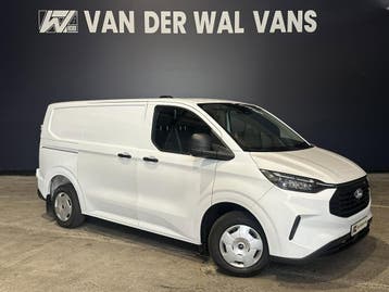 Ford Transit Custom 2.0 TDCI L1H1 Euro6 Airco | Camera | App, Stof, Gebruikt, Wit, Dealer onderhouden