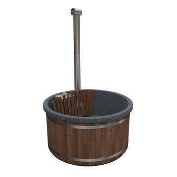 Welltub - Hottub Exclusive 1800 Thermowood met interne, Tuin en Terras, Verzenden, Nieuw