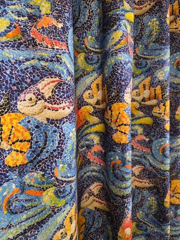 Stof Modaico tropicale Mediterraneo- 300x280 cm- artistiek