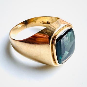 Zonder minimumprijs - Ring - 18 karaat Geel goud - 6.17ct., Nieuw