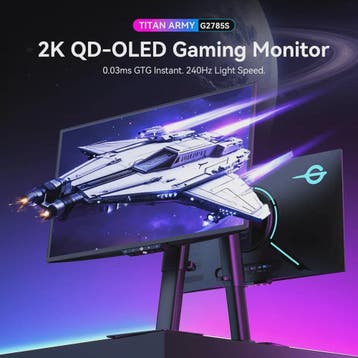 Titan Army G2785S 26.5" QD-OLED Gaming Monitor | QHD 240Hz |, Computers en Software, Verzenden, Nieuw