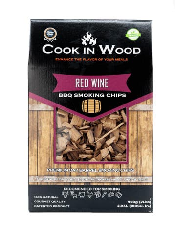 Cook in Wood BBQ oak barrel wood chips red wine, Ophalen of Verzenden, Nieuw