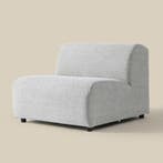 *WOONWINKEL* 1,5 Zits Zonder Armen - Grijsmix Ethan 501, Huis en Inrichting, Banken | Bankstellen, Verzenden, Nieuw