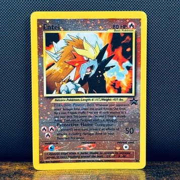 Pokémon Card - Entei Reverse Holo Black Star Promo 34 -, Nieuw