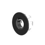 IVY Overloopring - RVS 316 Geborsteld Carbon Black PVD, Ophalen of Verzenden, Nieuw
