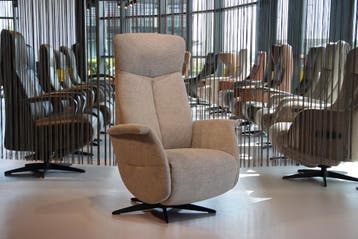 Relaxfauteuil/Relaxstoel FZ-R01A02 Feelz De Toekomst Stof., Huis en Inrichting, Ophalen of Verzenden, Nieuw, Stof, Design stoel