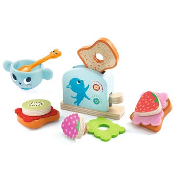 Djeco keukenspeelgoed Kitten ontbij van €19,99 voor €19,90, Ophalen of Verzenden, Nieuw