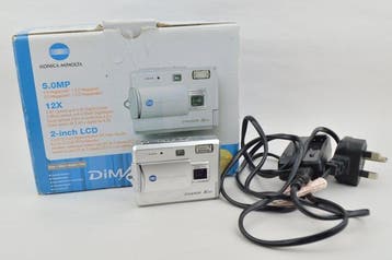 Minolta Dimage X50 with charger and box Digitale camera, Nieuw