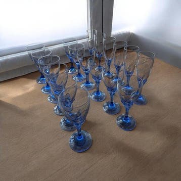 Bormioli Rocco - Wijnglas (18) - Glas - Italiaanse vintage