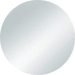 Spiegel - Livion Alim - Metalen Spiegel - Rond - 50cm - Wit, Huis en Inrichting, Woonaccessoires | Spiegels, Ophalen of Verzenden