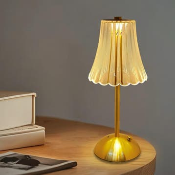 Kristallen LED Tafellamp Oplaadbaar Dimbaar, Huis en Inrichting, Lampen | Tafellampen, Verzenden, Nieuw