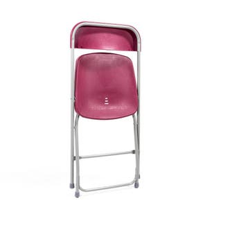 Klapstoel |  Bordeaux/ Grijs | 43x45x(h)80 cm, Verzenden, Nieuw in verpakking