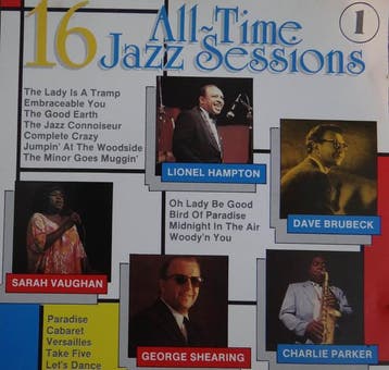 Various - 16 All-Time Jazz Sessions 1, Ophalen of Verzenden, Zo goed als nieuw