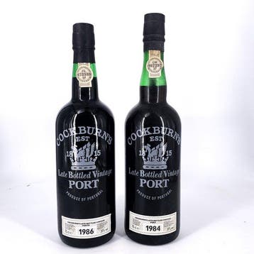 1984 , 1986 Cockburn´s - Late Bottled Vintage Port - Douro -, Nieuw