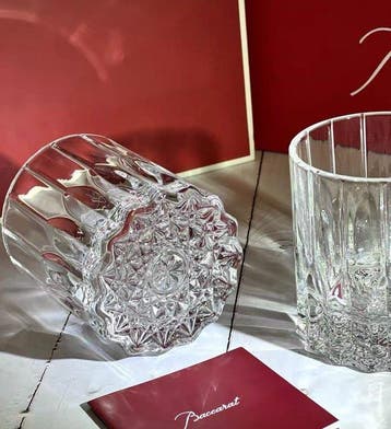 Baccarat - Beker (2) - Kristal, Glas, Antiek en Kunst