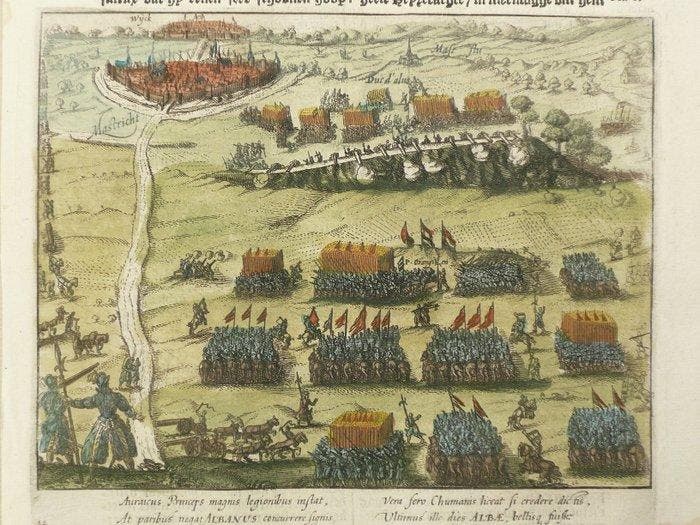 Nederland - Maastricht; P.C. Bor - Mastricht / Wijck -, Boeken, Atlassen en Landkaarten