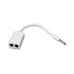 Audio Splitter Jack 3,5mm Smartphone - Wit, Ophalen of Verzenden, Nieuw