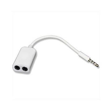 Audio Splitter Jack 3,5mm Smartphone - Wit, Ophalen of Verzenden, Nieuw