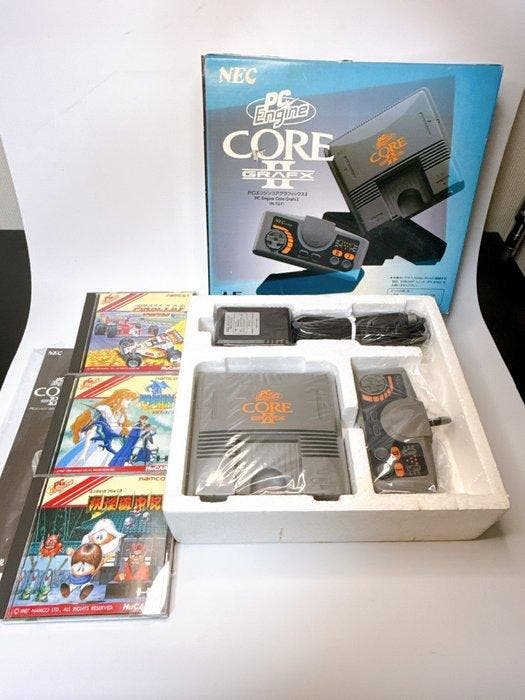 NEC - NEC PC Engine CoreGrafx II PI-TG7 Console Boxed Set +, Spelcomputers en Games, Spelcomputers | Overige Accessoires