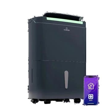 Smart Luchtontvochtiger Luchtverkoeler 50L | Antraciet, Ophalen of Verzenden, Refurbished, 3 snelheden of meer