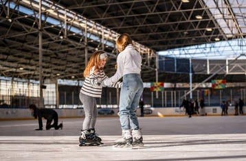 Nijdam Ijshockeyschaats Meisjes Verstelbaar Maat 29-32, Ophalen of Verzenden, Zo goed als nieuw, Nijdam