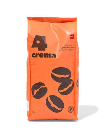 HEMA Koffiebonen crema - 1000 gram, Verzenden