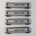 Minitrix N - 3123 - Modeltrein goederenwagon (4) - Covered, Hobby en Vrije tijd, Modeltreinen | N-Spoor, Nieuw