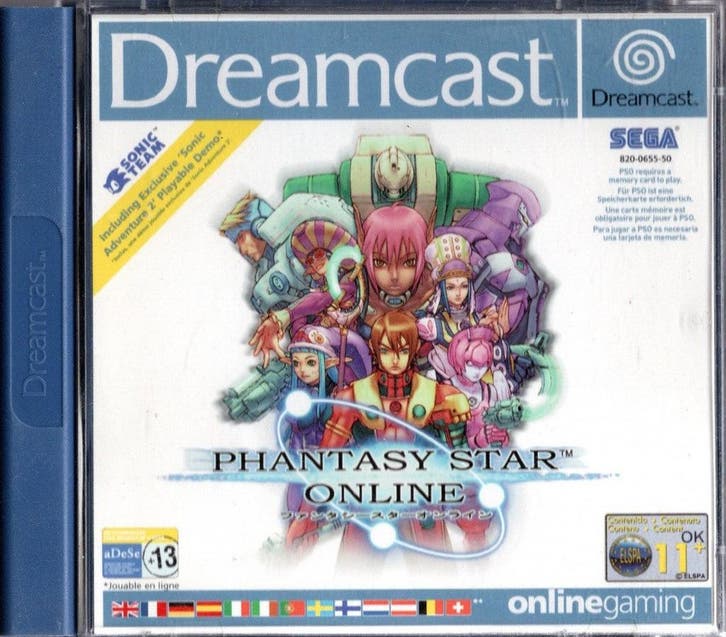 Dreamcast Phantasy Star Online, Spelcomputers en Games, Games | Overige, Zo goed als nieuw, Verzenden