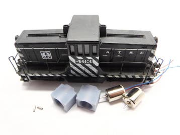 micromotor HBA001 voor Bachmann GE 44 Ton Switcher (oude -, Overige merken, Gelijkstroom, Verzenden, Overige typen