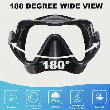 Professionele Duikbril en Snorkel Set voor Volwassenen - Pan, Verzenden, Nieuw
