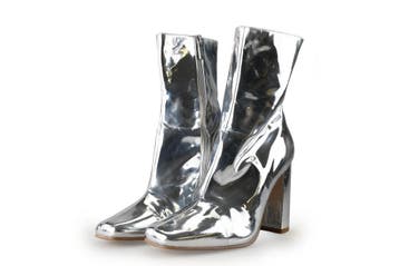 Steve Madden Boots in maat 40 Zilver, Overige kleuren, Verzenden, Overige typen, Steve Madden