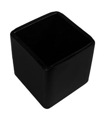 Flexibele stoelpootdop (omdop, vierkant, 38 mm, zwart) [O-S, Ophalen of Verzenden, Nieuw
