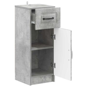vidaXL Badkamer Opbergkast UTRECHT Betongrijs 30 x 31 x 77, Verzenden, Nieuw