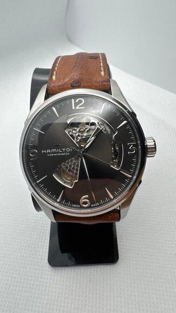 Hamilton - Jazzmaster Open Heart - H327050 - Heren -, Sieraden, Tassen en Uiterlijk, Horloges | Heren, Nieuw