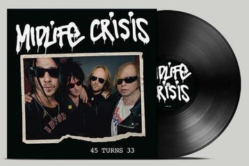 lp nieuw - midlife crisis - 45 TURNS 33 (nieuw), Verzenden, Zo goed als nieuw, Overige formaten