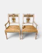 Fauteuil - Hout, Textiel