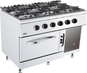 Base 700 Gasfornuis 6 Br. Met Gasoven, Ophalen of Verzenden, Nieuw in verpakking